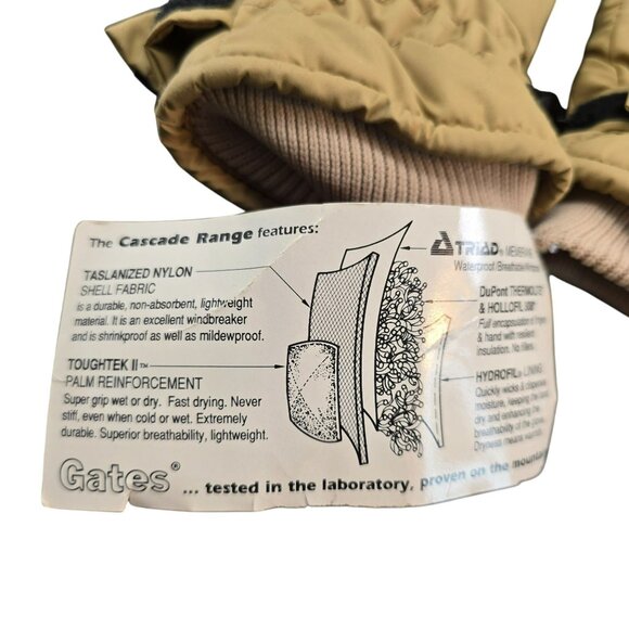 Gates Ladies Cascade Range Gloves Size S Nylon & Polyester Waterproof CM2089 - Picture 4 of 6